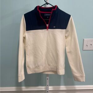 Crown & Ivy Navy and Cream Kids Pullover